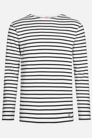 Armor.lux Langarmshirt Herren Streifenshirt Houat blau Größe 6 (XXL)