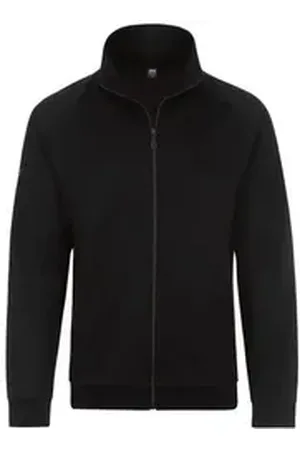 Trigema Sweatjacke Raglanjacke aus Sweat-Qualität (1-tlg) schwarz 4XL