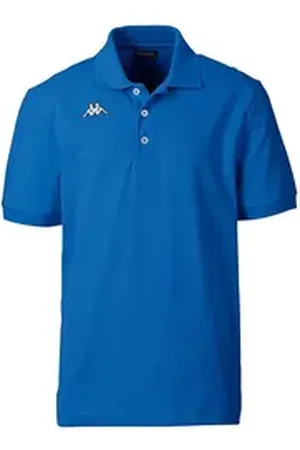 Kappa Poloshirt luftig-leichtes Gewebe aus reiner Naturfaser blau XXXL