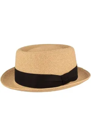 Bailey 44 Strohhut Waits Pork Pie Trilby beige XL