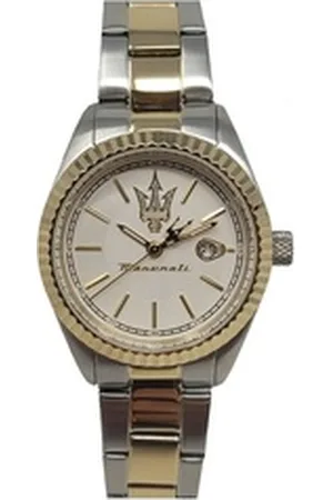 Maserati Quarzuhr, Marke ModellR8853100505 Form des GehäusesRund GlasMineral Glas AnzeigeAnalog VerschlussSicherheitsverschluss GehäusematerialEdelstahl Gehäusedurchmesser31 Millimeter Höhe des Gehäuses9.7 Millimeter ArmbandmaterialEdelstahl Armband