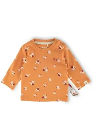 sigikid Langarmshirt Langarmshirt pink cockatoo (1-tlg) braun 98