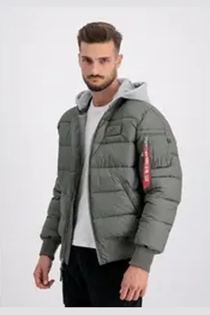 Alpha Industries Bomberjacke Men - Bomber Jackets MA-1 ZH Puffer FD grün 3 XL
