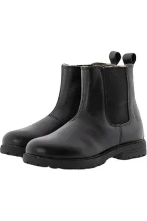 Clic! Clic Clic Stiefel Leder Teens Boots 20442 Lammfellfutter Schwarz Schnürstiefelette 39 EU