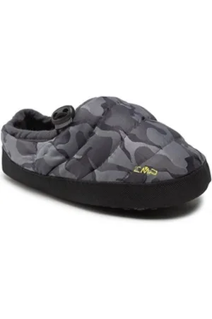 CMP Hausschuhe Kids Lyinx Slipper 31Q4674 Titanio/Nero 39UH Hallenschuh schwarz