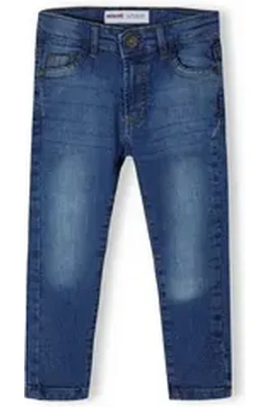 Minoti Slim-fit-Jeans Jeanshose Skinny (12m-14y) blau 80-86cm