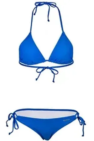 Beco Beermann Triangel-Bikini-Top -Basic Side Tie Triangle Bikini (2-St), in modischen Farben blau 34