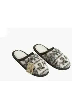 Linke Licardo Pantoffel - Hausschuhe aus 100 % Schurwolle in 8 Farben Pantoffel bunt 40/41