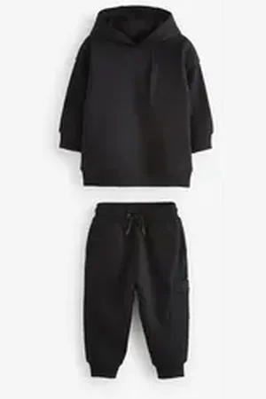 Next Sweatanzug Utility-Hoodie und Jogginghose im Set (2-tlg) schwarz 62-68 (3-6 Mon.)
