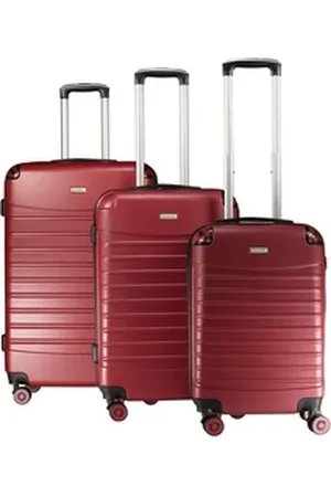 Geographical Norway Kofferset SHOCK Trolley Hartschalenkofferset 3-tlg Koffer & Reisegepäck, 4 Rollen, (Set, 3 tlg., 2606 Hartschale Trolley), Reisekoffer