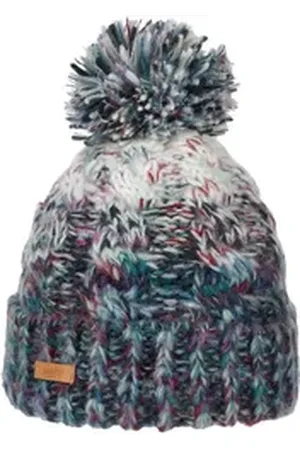 Barts Bommelmütze (1-St) Strickmütze mit Umschlag blau