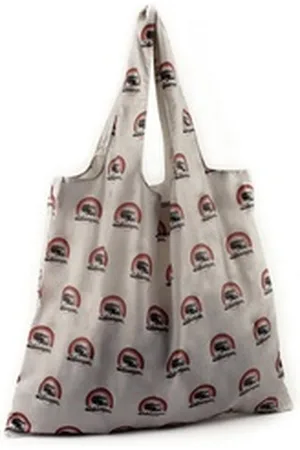 Brisa VW Collection by Einkaufsshopper Volkswagen Wiederverwendbarer Einkaufsbeutel, Shopper, Einkaufstasche mit grauem Vintage Logo grau