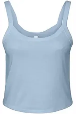 Bella + Canvas Tanktop Women ́s Micro Rib Spaghetti Strap Tank Damen Top XL