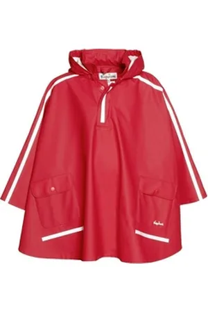 Playshoes Regenponcho Regen-Cape langer Rücken rot 116