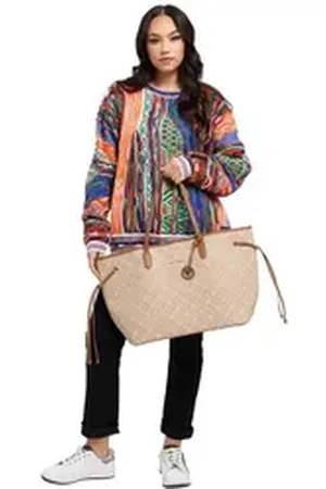 Carlo Colucci Shopper Desserra beige|braun