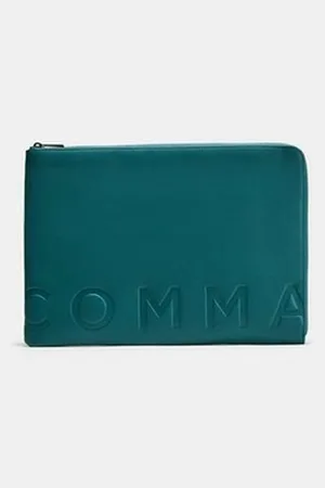 Comma, Comma Tragetasche Hochwertige Laptop-Tasche aus Leder, Logo
