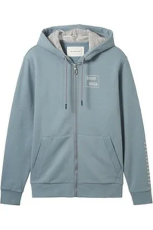 TOM TAILOR Hoodie ZIP BASIC aus Baumwollmix bunt S