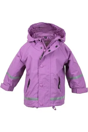 BMS Regenjacke atmungsaktive Regenjacke für Kinder - 100% wasserdicht mit Kapuze rosa 110