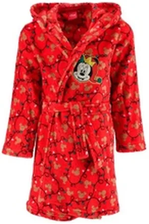Sun City Disney Minnie Mouse Kinderbademantel Kinder Mädchen Bademantel Morgenmantel rot 98