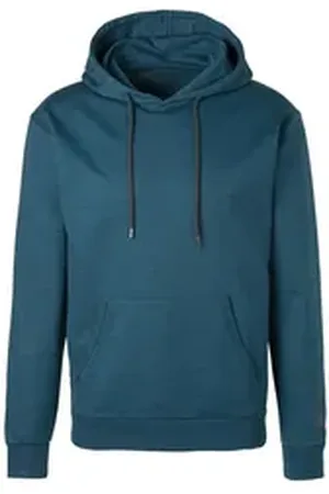 Bench Hoodie Langarm, Sweatshirt mit Rundhals und Kapuze, Baumwollmischung blau 48/50 (M)