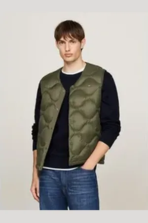 Tommy Hilfiger Steppweste ONION QUILTED DOWN LINER VEST mit Zwiebelsteppung grün XL