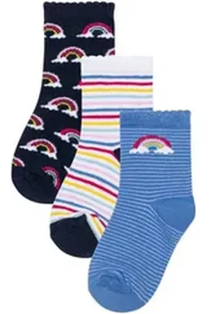 Minoti Kurzsocken 3 Paar Socken (1y-8y) blau 32-33cm