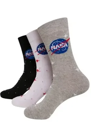 Mister Tee MisterTee Strümpfe MisterTee Unisex NASA Insignia Socks 3-Pack (1-Paar) schwarz 35-38