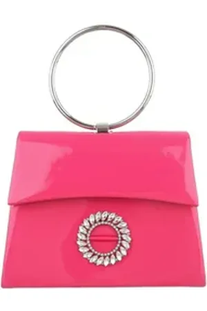 Ital-Design Schultertasche Sehr kleine, Damentasche handtasche schultertasche mit strass in Pink rosa