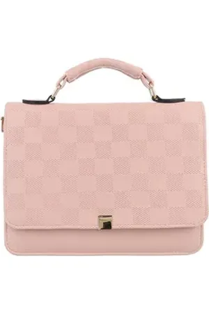 Ital-Design Schultertasche Kleine, Damentasche handtasche in Altrosa rosa