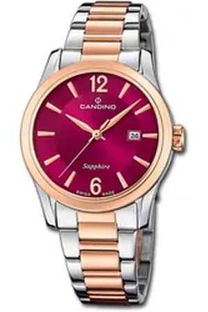 Candino Quarzuhr Damenuhr Classic, (Analoguhr), Damen Armbanduhr rund, Edelstahlarmband silber, kupfer, roségold silberfarben