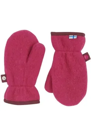 FINKID Fäustlinge Nupujussi Raspberry Fäustlinge aus Wolle Gr.M 3-6 Jahre