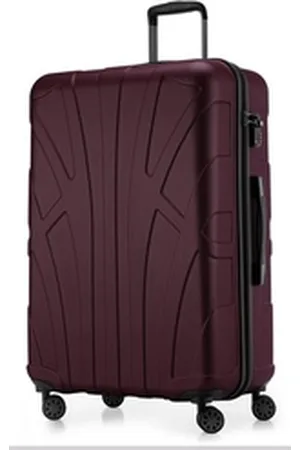 SUITLINE Trolley S1, 4 Rollen, Großer Reisekoffer XL Koffer mit Erweiterung, Rollkoffer TSA 110 L