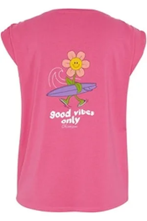 CHIEMSEE Spaghettitop Top mit Frontprint im Surf-Look 1 rosa M