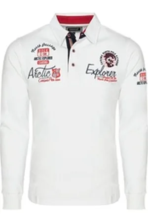 Carisma Poloshirt (1-tlg) mit Stickerei Explorer weiß M