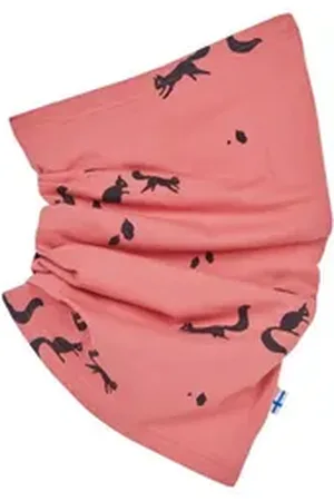 FINKID Schal TUUBI TWIST Kinder Jersey Loop Schal rose mit Allover Tierprint, Tierprint rosa