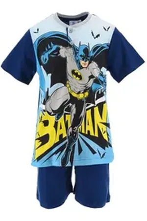 Batman Shorty Dark Knight Kinder Jungen Pyjama Schlaf-Set (2 tlg) blau 98