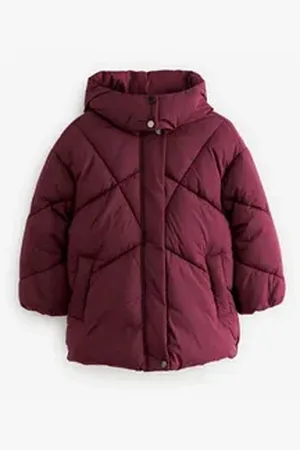 Next Steppjacke Wasserabweisender, wattierter Mantel (1-St) rot 98 (3 J.)