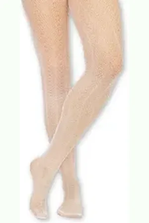 SYMPATICO Trachtensocken Strumpfhose - JASERA - bordeaux, ivory, mittelgrau XL