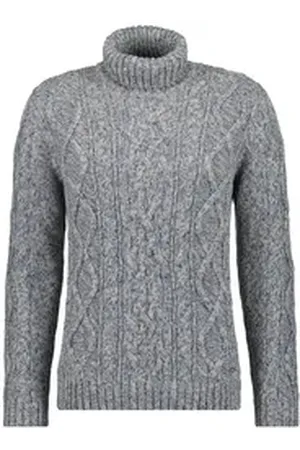 Ragman Rollkragenpullover grau 56