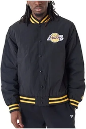 New Era Bomberjacke College BACKPRINT LA Lakers schwarz L
