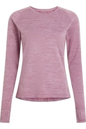 energetics Langarmshirt Da.-Langarmshirt Evii L/S W MELANGE/NAVY DARK M