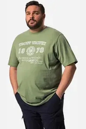 John.F. Gee T-Shirt T-Shirt Halbarm großer Print bis 84/86 grün 60