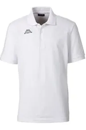 Kappa Poloshirt luftig-leichtes Gewebe aus reiner Naturfaser weiß L