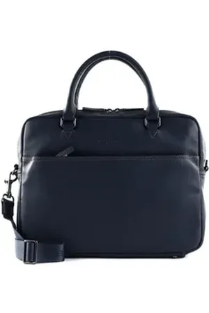 Lancaster Businesstasche Soft Vintage Homme blau M | 32 cm x 23 cm x 6.5 cm