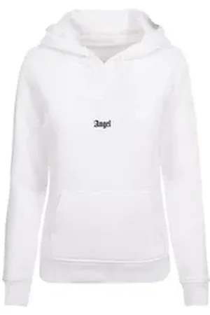 miss tee Mister Tee Ladies Kapuzenpullover Angel Wings Hoody weiß XS