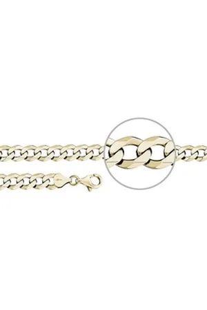Der Kettenmacher Silberarmband Panzerarmband diamantiert, P6-S, P6-G gelb|goldfarben 19