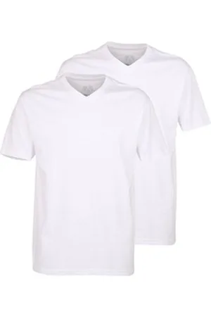 Ceceba T-Shirt Maverick (2-tlg) V-Ausschnitt, kurzarm, Baumwolle, im 2er Pack weiß XXL