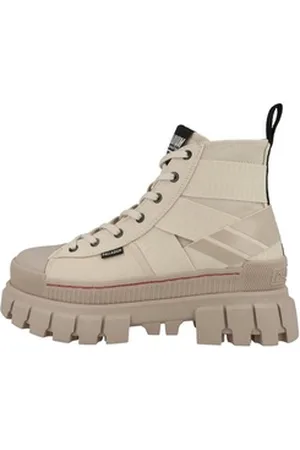Palladium Revolt Hi Army Damen Schnürboots beige 39,5 EU