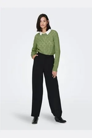 JACQUELINE DE YONG Strickpullover Dünner Strick Struktur Pullover Langarm Stretch Sweater JDYLETTY JDYLETTY L/S STRUCTURE PULLOVER KNT NOOS beige|grün XS