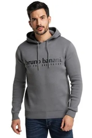 Bruno Banani Kapuzenpullover BARBER grau 3XL